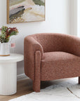 Kelston armchair in rust