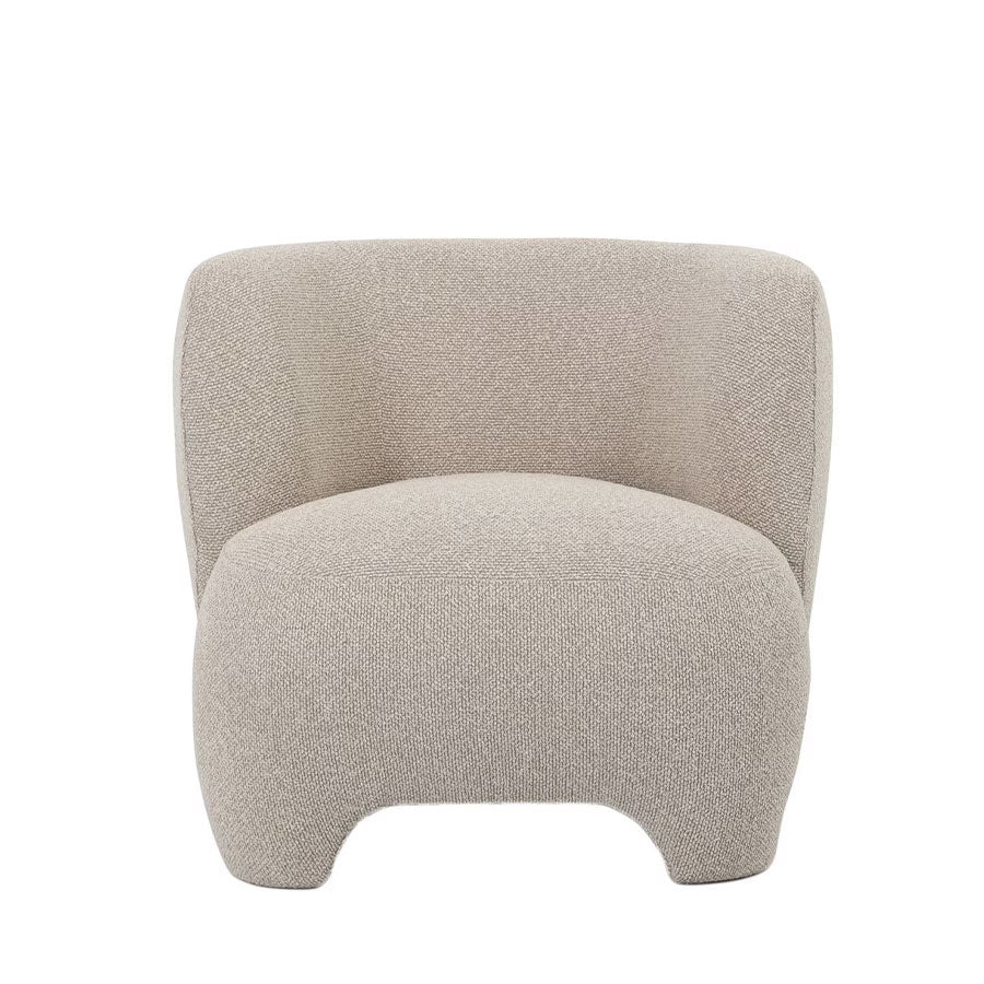 Krona lounge chair in eggshell