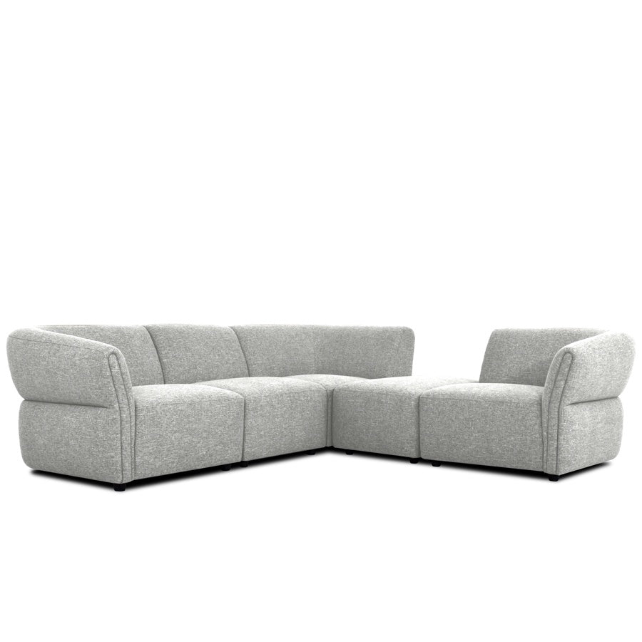 Cooper modular sofa in light grey