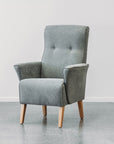 Lily armchair in aston elephant