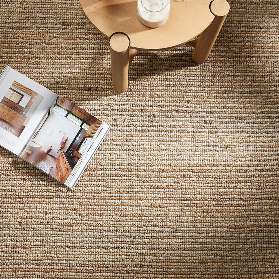 Lima Rug in sand & natural 