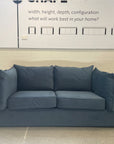 Lindis Queen sofa bed in Zepel Pome Deep Sea