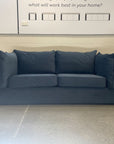 Lindis Queen sofa bed in Zepel Pome Deep Sea