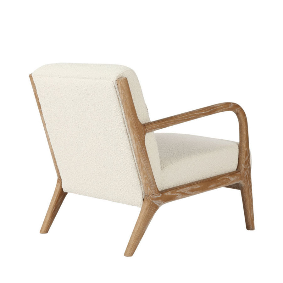 Luca armchair in cream