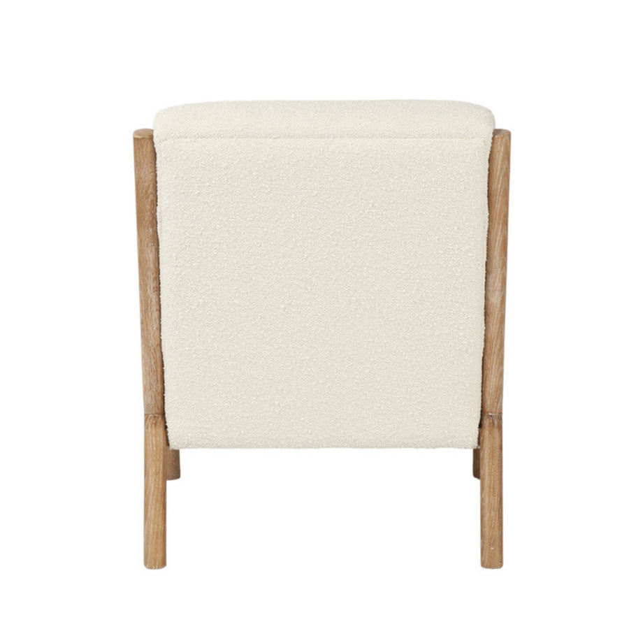 Luca armchair in cream