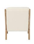 Luca armchair in cream