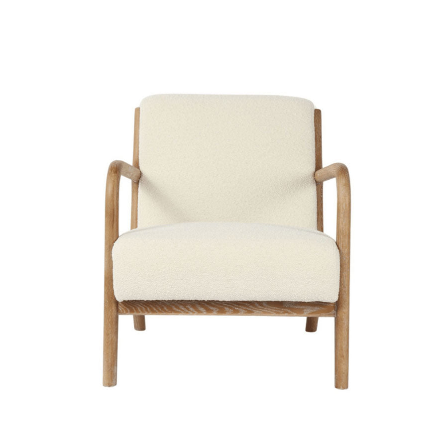 Luca armchair in cream