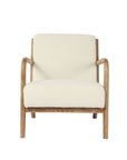 Luca armchair in cream