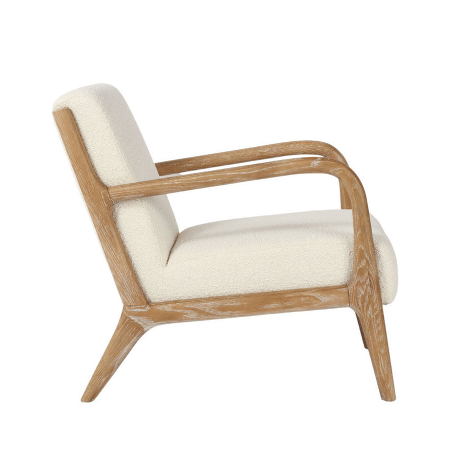 Luca armchair in cream