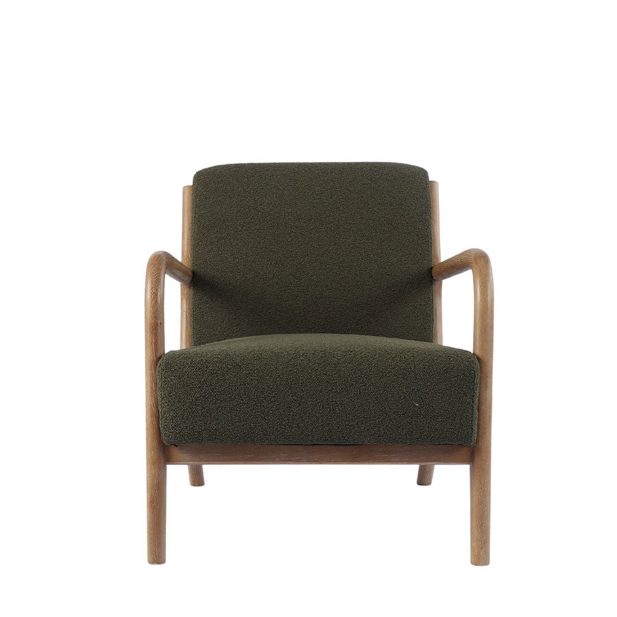 Luca armchair in green