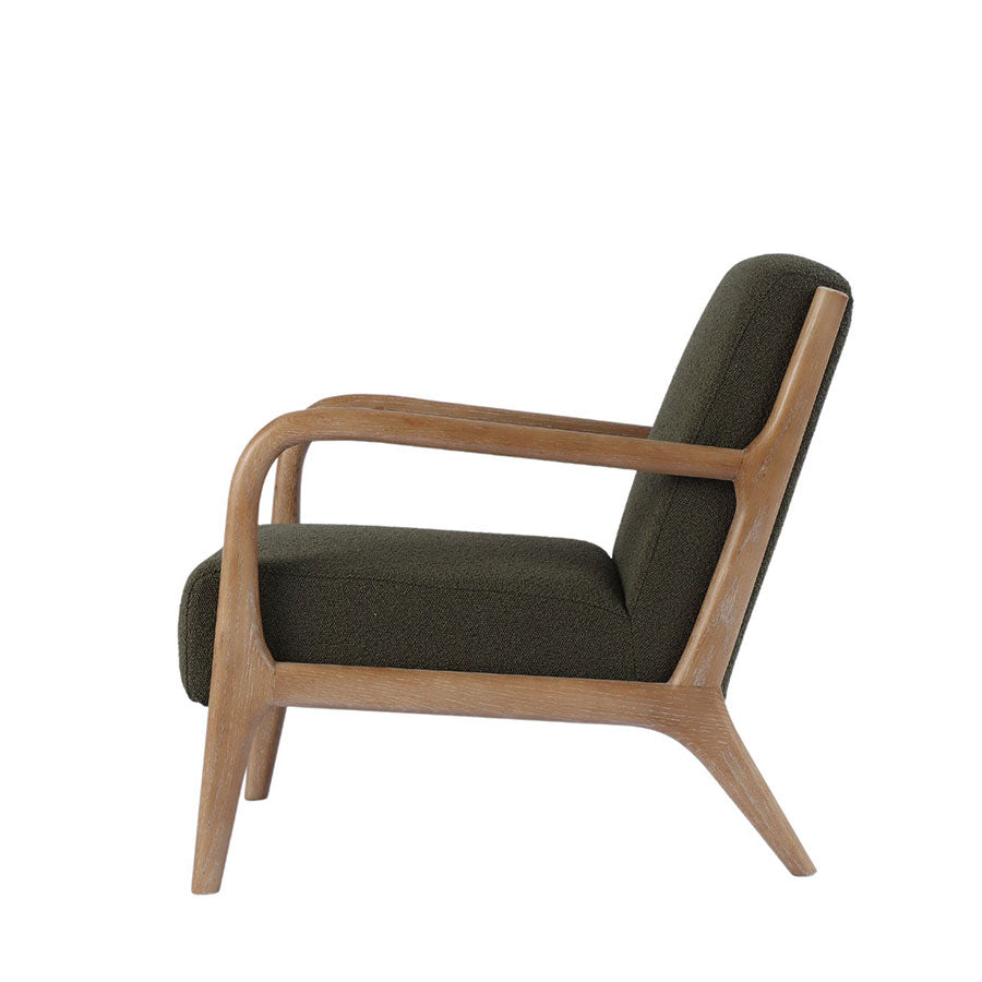 Luca armchair in green