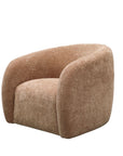 Max Swivel armchair in caramel 