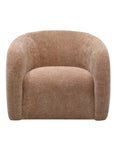 Max Swivel armchair in caramel 