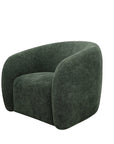 Max swivel armchair in green