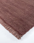 Sandringham wool rug in merlot