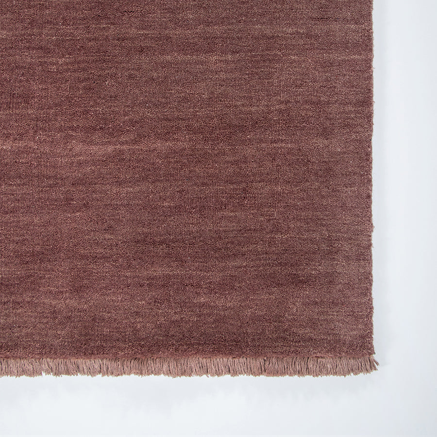 Sandringham wool rug in merlot