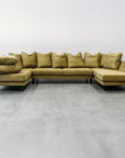 Monterey modular sofa in macrosuede sargent