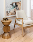 Morley armchair in linen