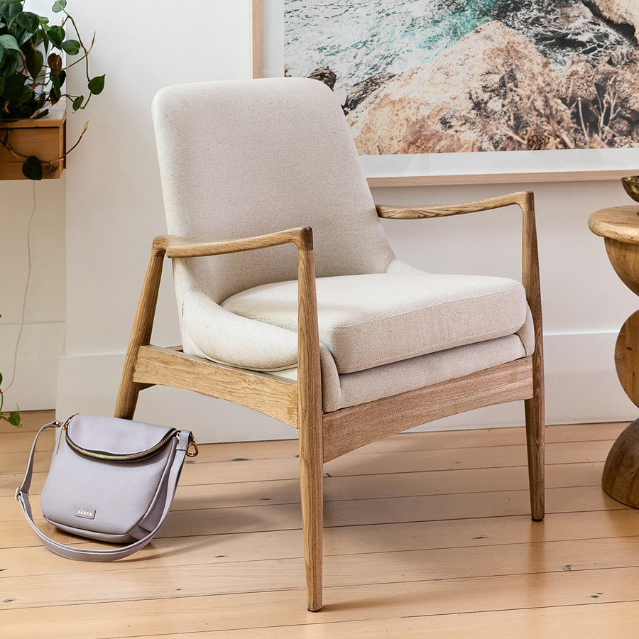 Morley armchair in linen