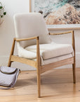 Morley armchair in linen