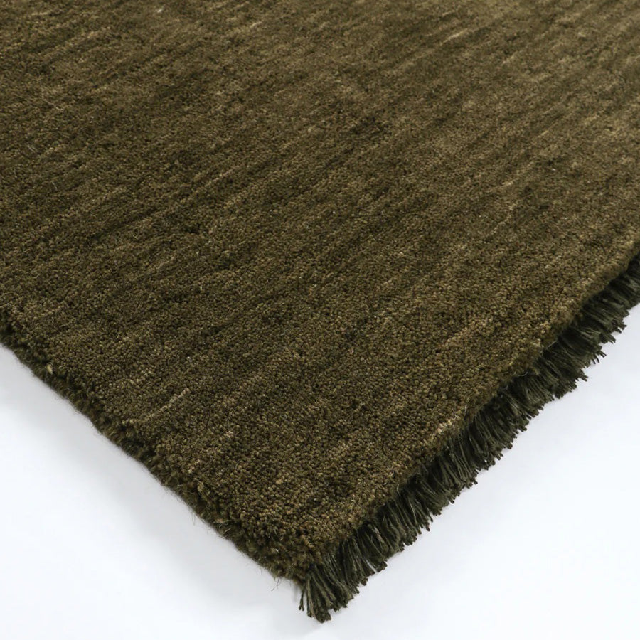 Sandringham wool runner in Moss