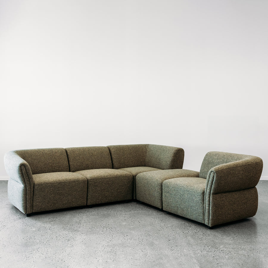 Cooper modular sofa in Moss