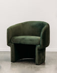 Nolan armchair in forest green