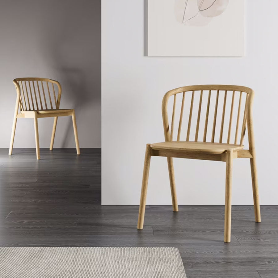 Nordic dining chair with arms