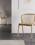 Nordic dining chair with arms