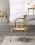 Nordic dining chair, solid oak