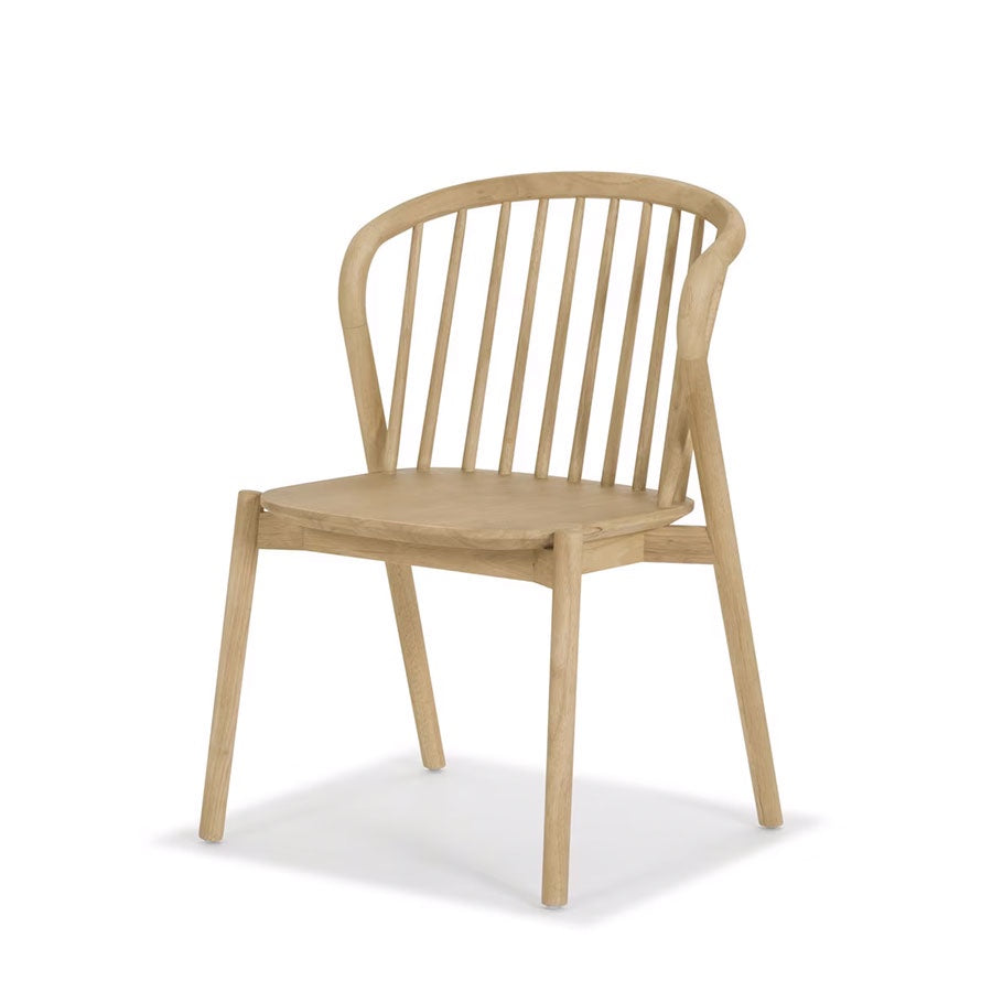 Nordic dining chair, solid oak