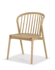 Nordic dining chair, solid oak