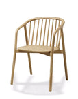 Nordic dining chair with arms