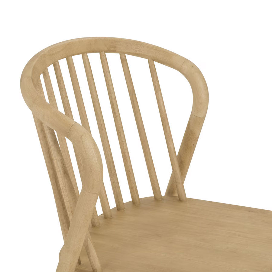 Nordic dining chair with arms