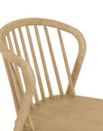 Nordic dining chair with arms