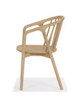 Nordic dining chair, solid oak