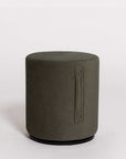 Mee swivel ottoman in olive 