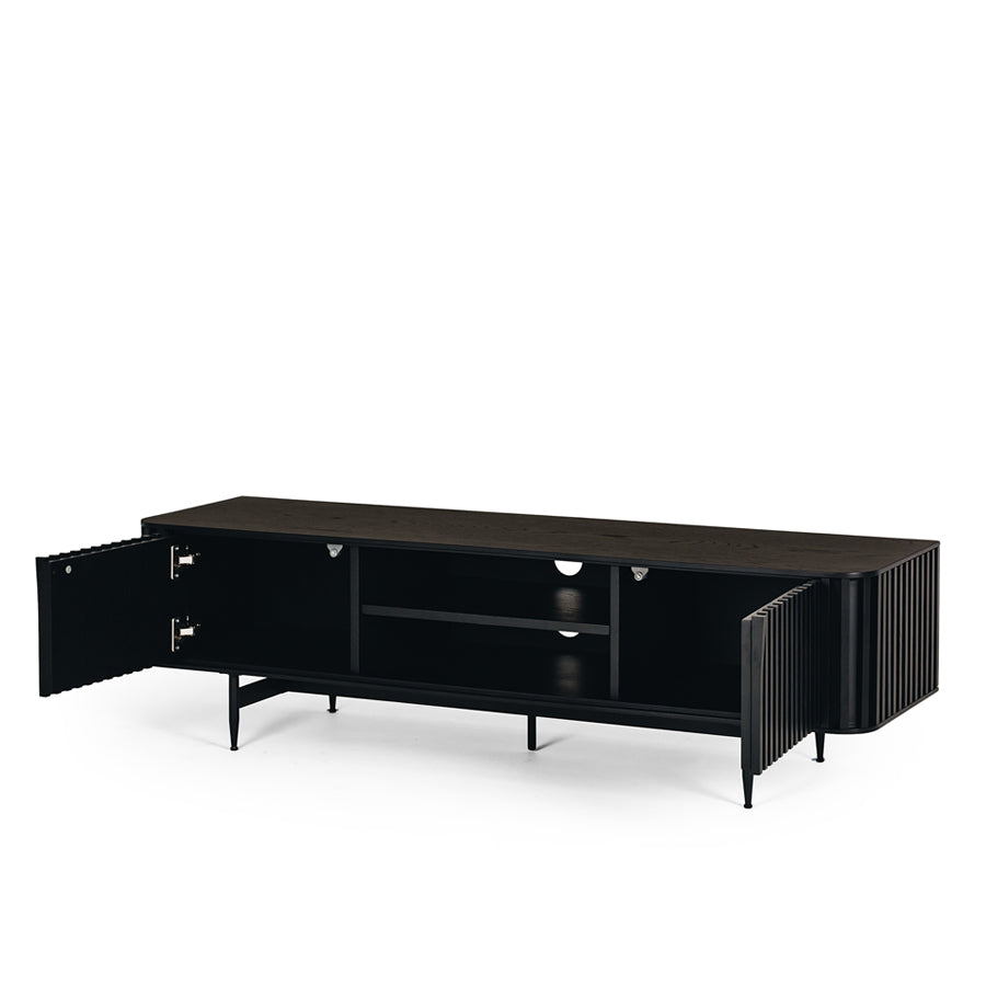 Linea TV unit in black