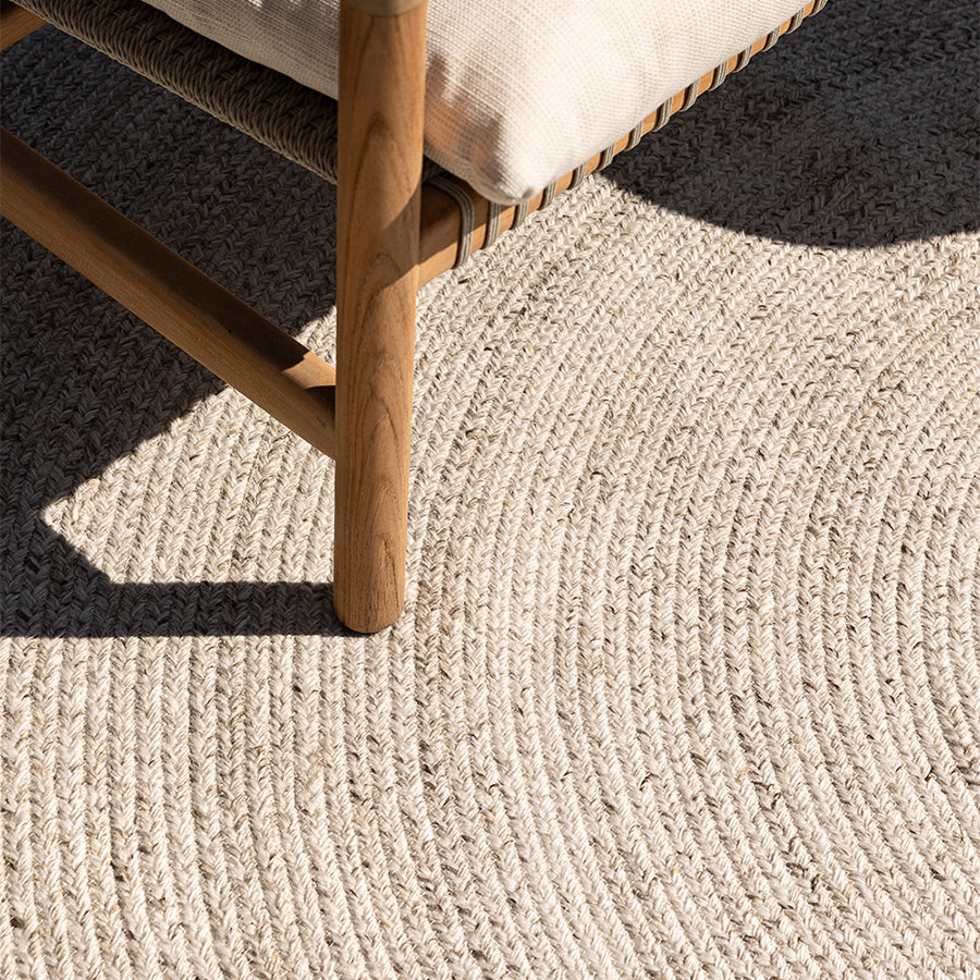 Mornington outdoor rug in pale sand 