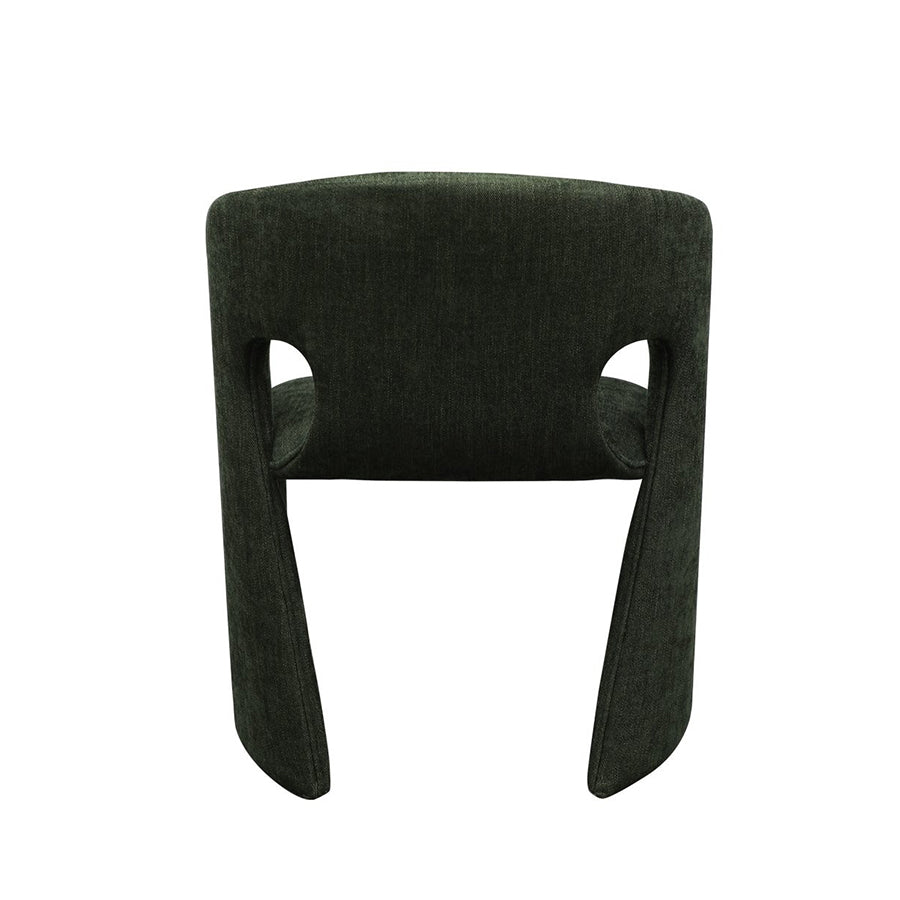 Penny upholstered dining chair in green