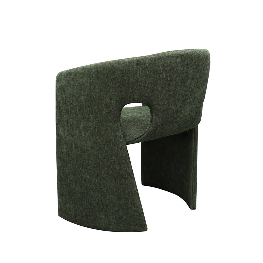 Penny upholstered dining chair in green