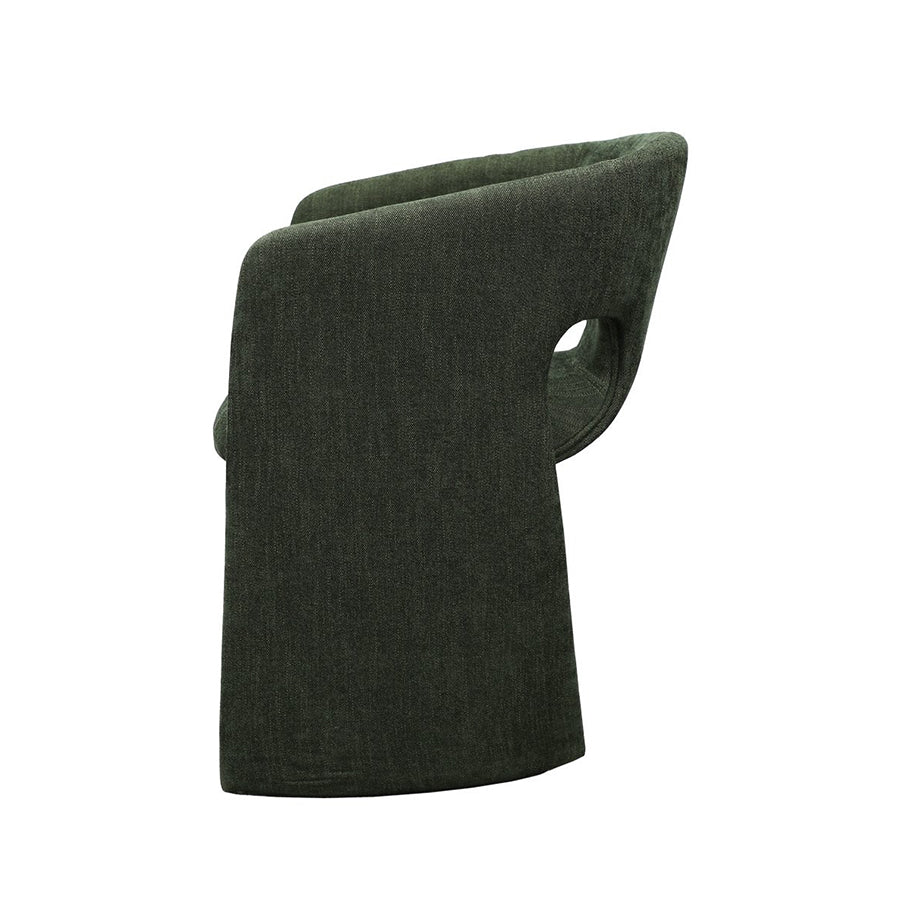 Penny upholstered dining chair in green