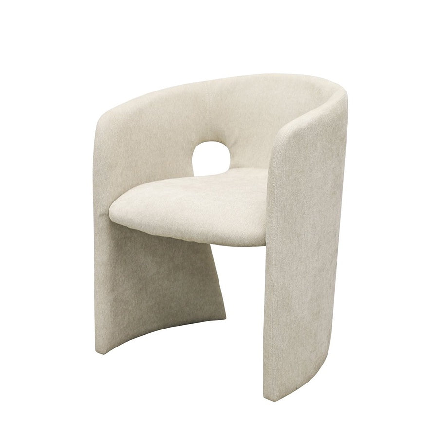 Penny upholstered dining chair in natural