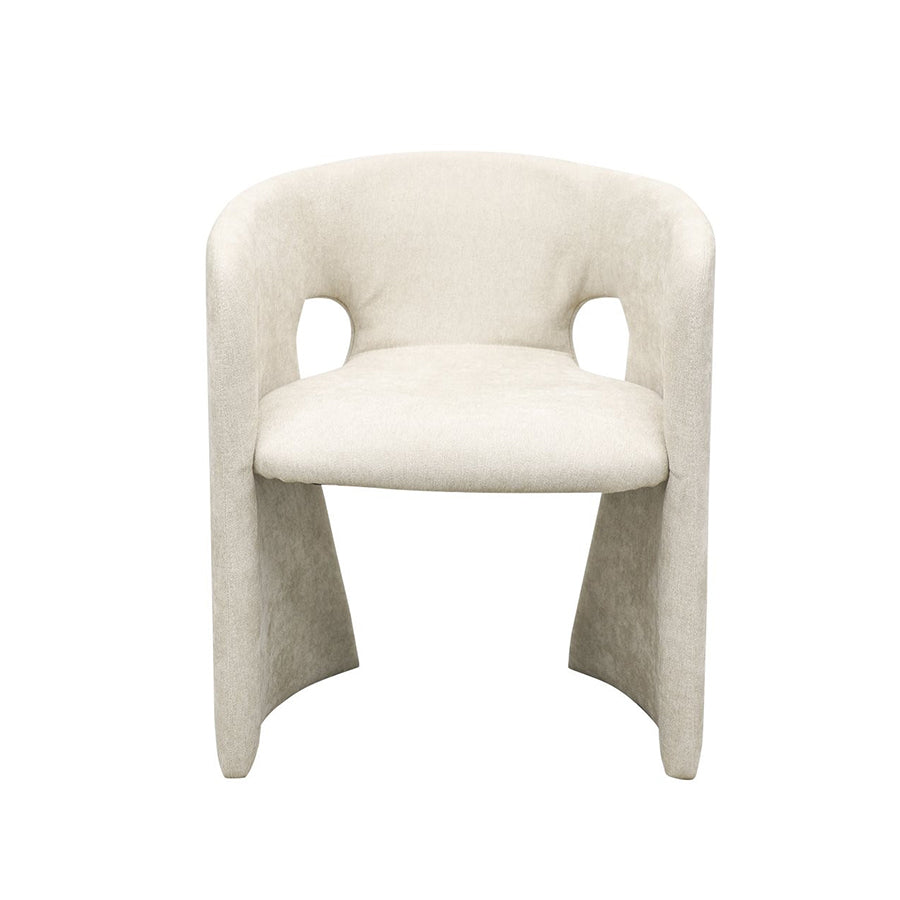 Penny upholstered dining chair in natural