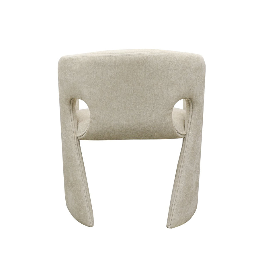 Penny upholstered dining chair in natural