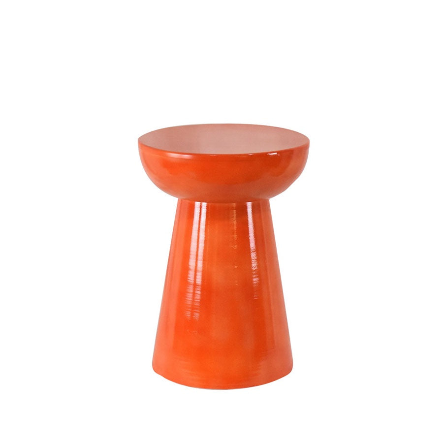 Rhodes side table in orange