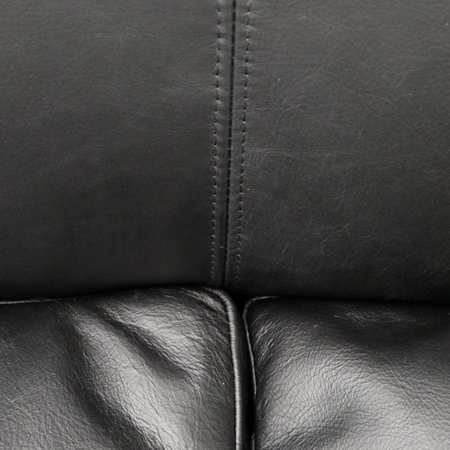 Sawyer armchair in black leather