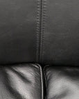 Sawyer armchair in black leather