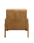 Sawyer armchair in tan leather