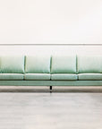 Santa Barbara sofa in macrosuede eucalyptus